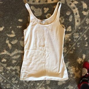 Women’s white tank top